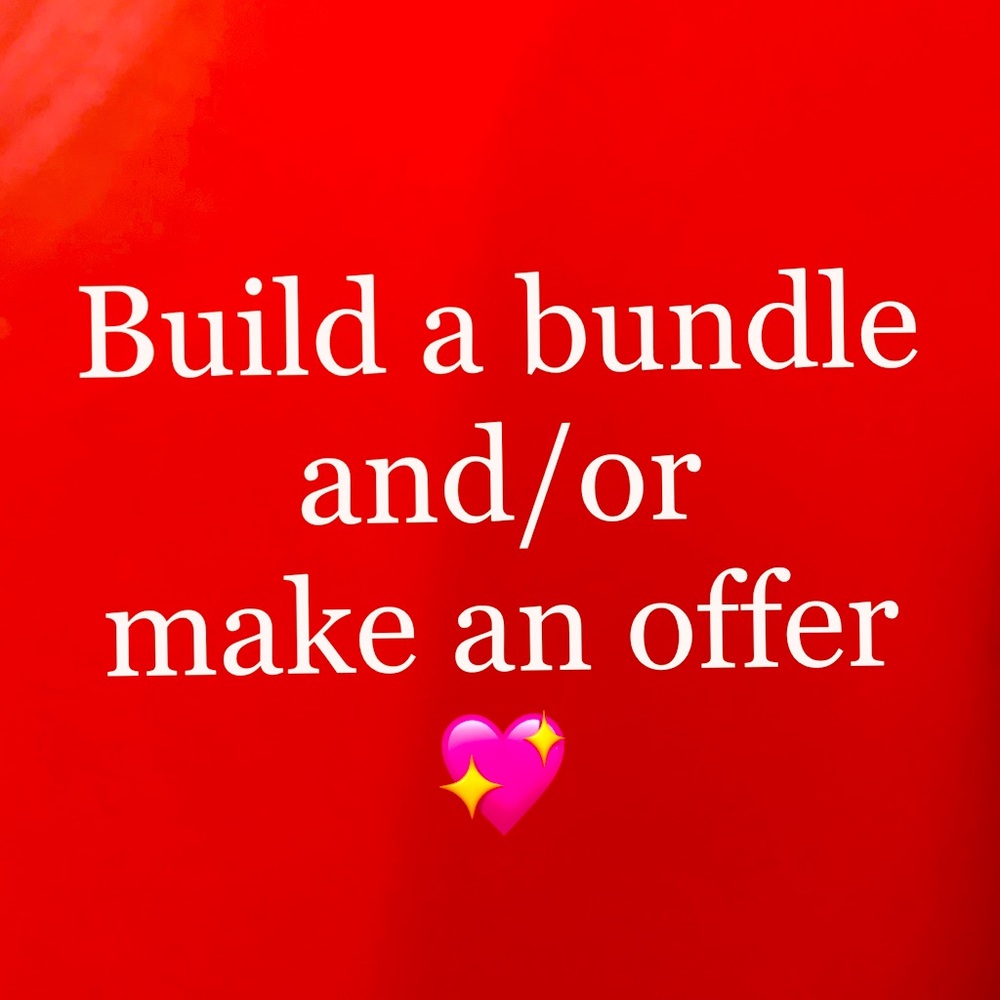 Build a bundle and/or make an offer on items